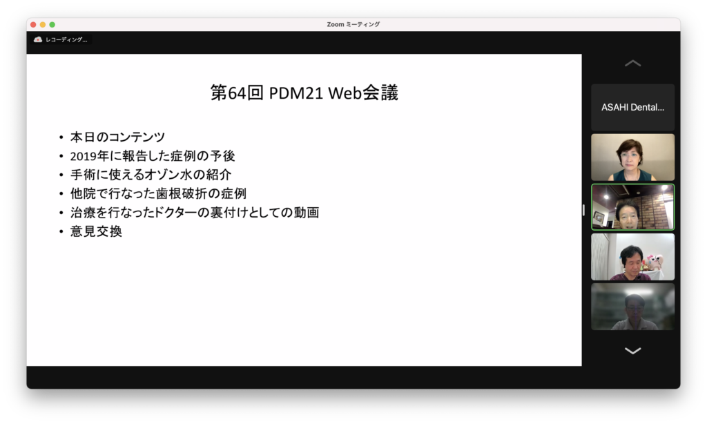 第64回PDM21東京Web会議